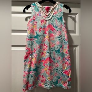 Girls floral, Unicorn dress